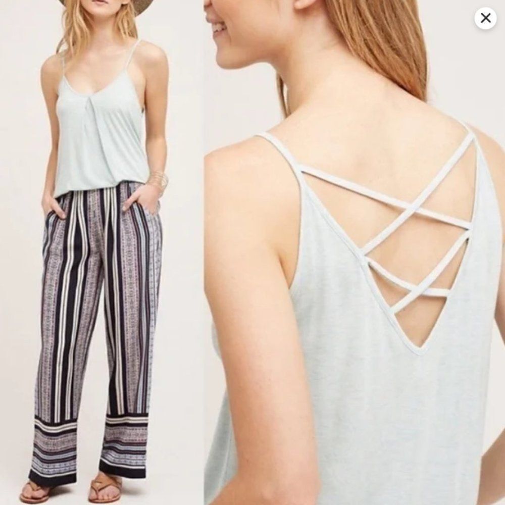 ANTHROPOLOGIE M Criss cross Tank Top BUY2 GET1